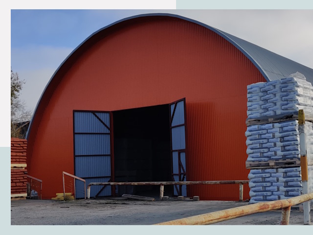 Полукруглые ангары по цене от 612 руб. в Комсомольск-на-Амуре