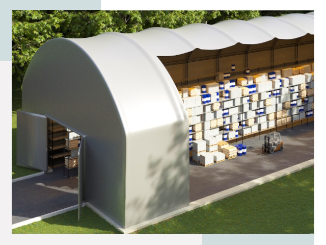 Тентовые ангары в Комсомольске-на-Амуре