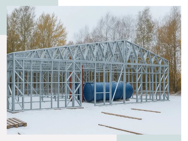 Металлические ангары в Комсомольске-на-Амуре