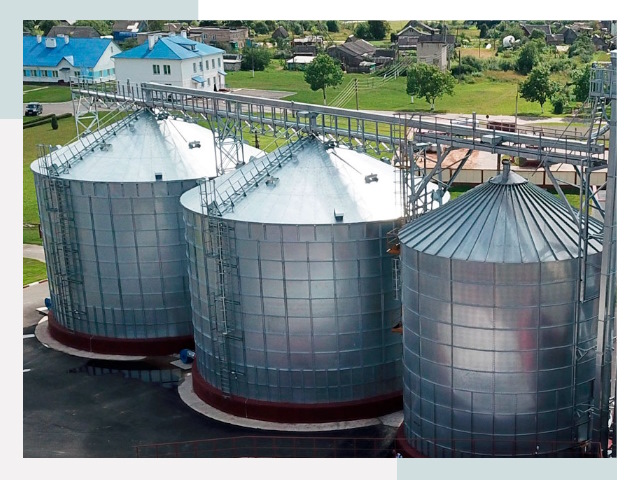 Металлические силосы в Комсомольске-на-Амуре