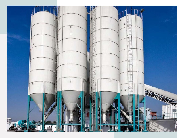 Строительство цементных силосов в Комсомольске-на-Амуре