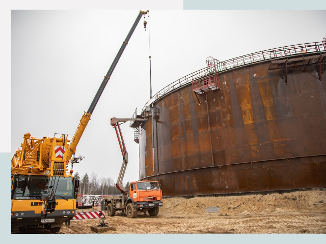 Монтаж резервуаров в Комсомольске-на-Амуре от 612 руб. за м³