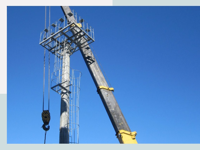 Монтаж осветительных мачт в Комсомольск-на-Амуре от 612 руб.